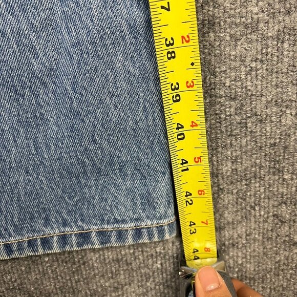 NWT Lands' End Denim Jeans Traditional Fit Light Wash‎ Men's Size 32 - Picture 7 of 10